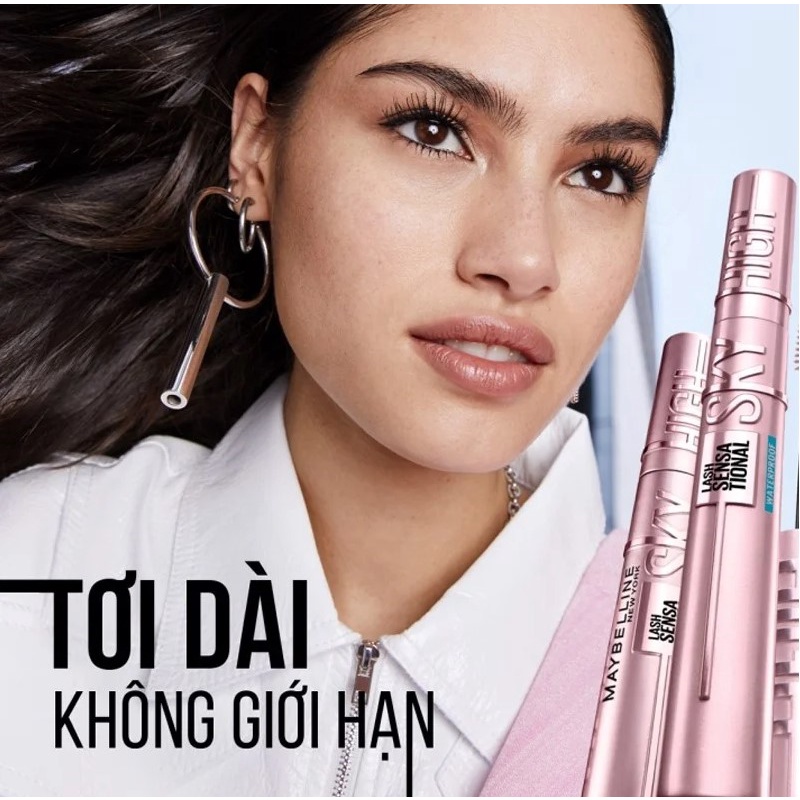 Mascara Làm Dài, Dày Và Cong Mi Chống Trôi Maybelline The Hyper Curl, Lash Sensational, Big Shot, Falsies Lash Lift