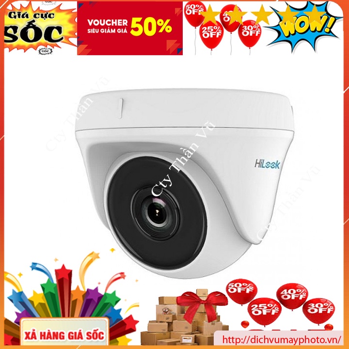 Camera quan sát THC-T120 dome nhựa (hoặc sắt) 2MP