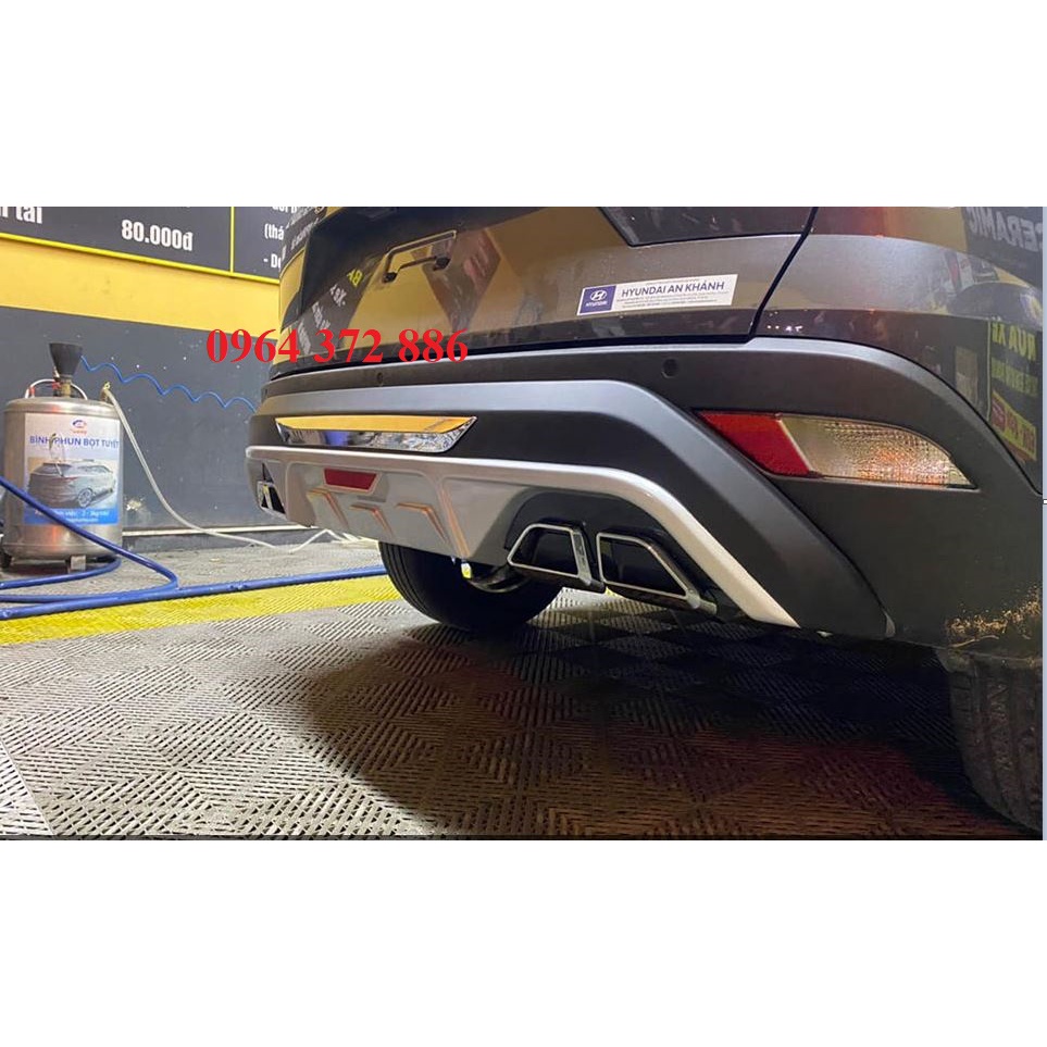 Lippo, Lip chia pô, Líp pô xe Huyndai Creta 2022, 2023 Hàng cao cấp, ốp cản sau Creta 2022