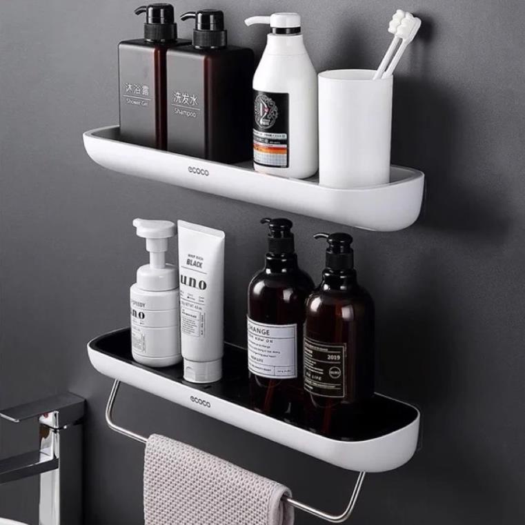 Kệ nhà tắm, kệ nhà bếp đa năng dán cường lực cao cấp Ecoco - ECOCO