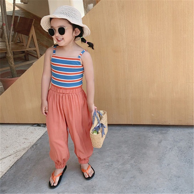 Áo Tank Top Thời Trang Mùa Hè Cho Bé Gái 2-7 Tuổi
