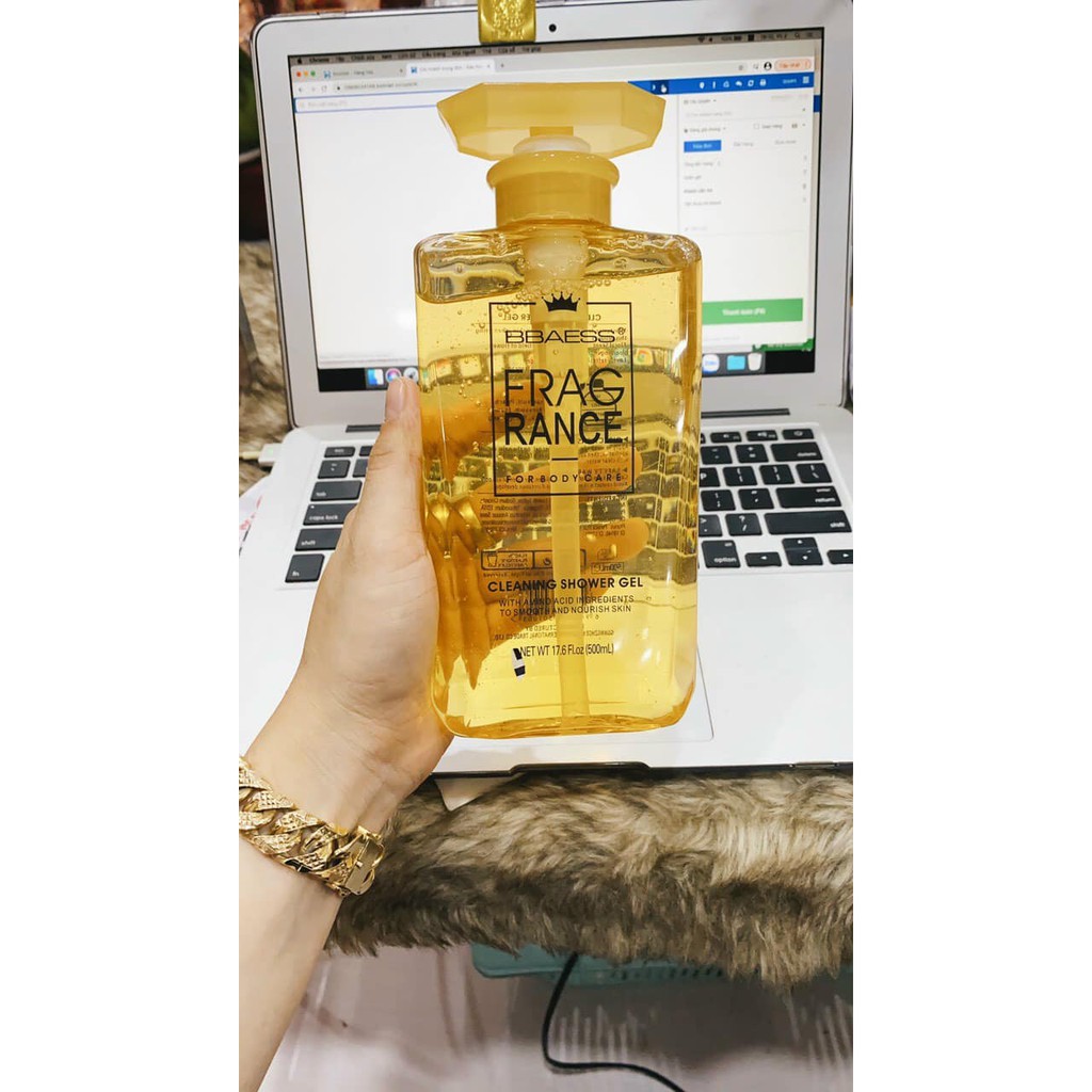 [SỮA TẮM HƯƠNG NƯỚC HOA] Sữa tắm hương nước hoa BBAESS FRAGRANCE 500ml