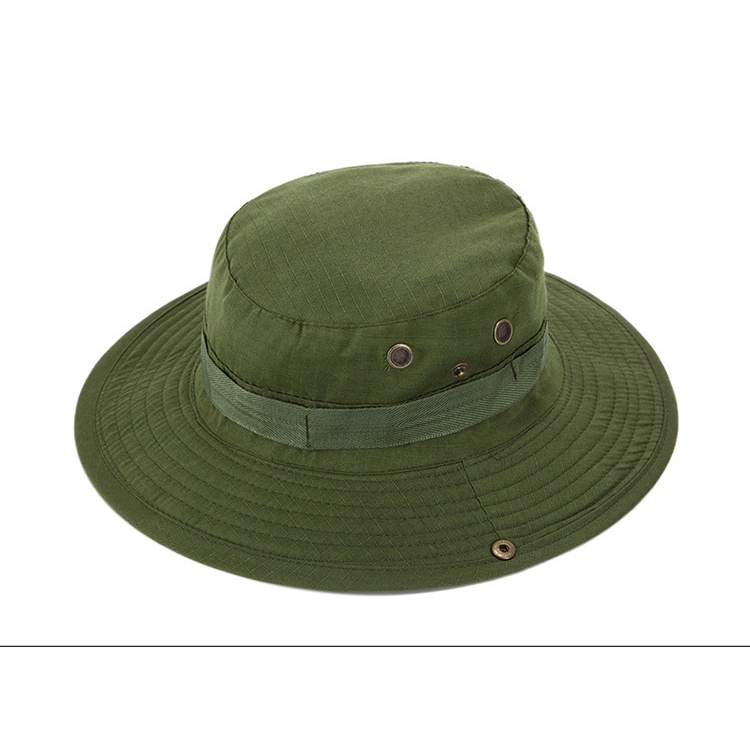 Mũ Lưỡi Trai Vành Tròn Họa Tiết Rằn Ri Thời Trang Câu Cá Ngoài Trời Cho Nam