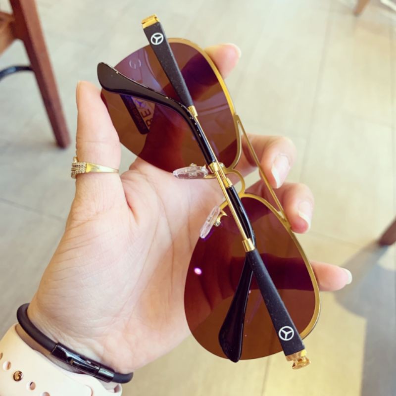 mắt kính thời trang nam kiểu dáng sang trọng lịch lãm màu nâu phong cach | BigBuy360 - bigbuy360.vn