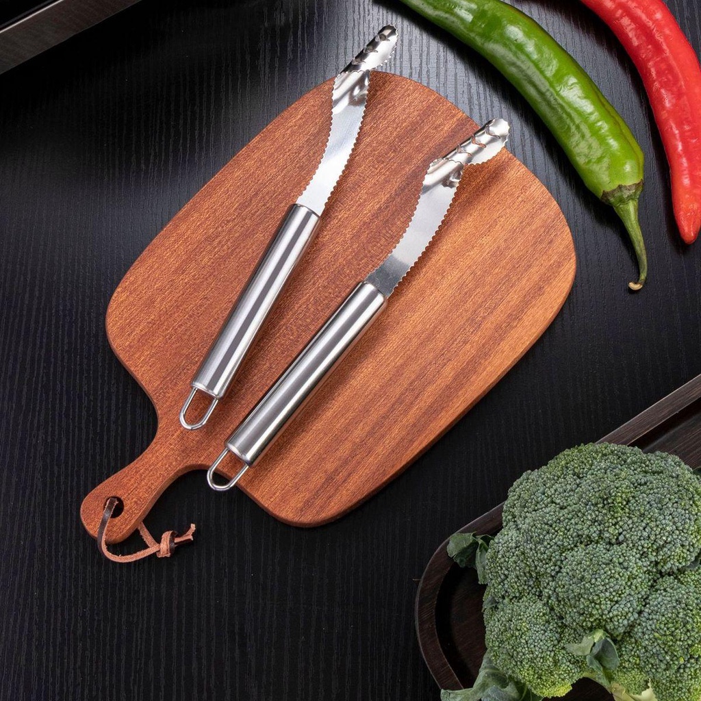 Dụng Cụ Lấy Lõi Ớt / Cà Chua Bằng Thép Không Gỉ Tiện Lợi