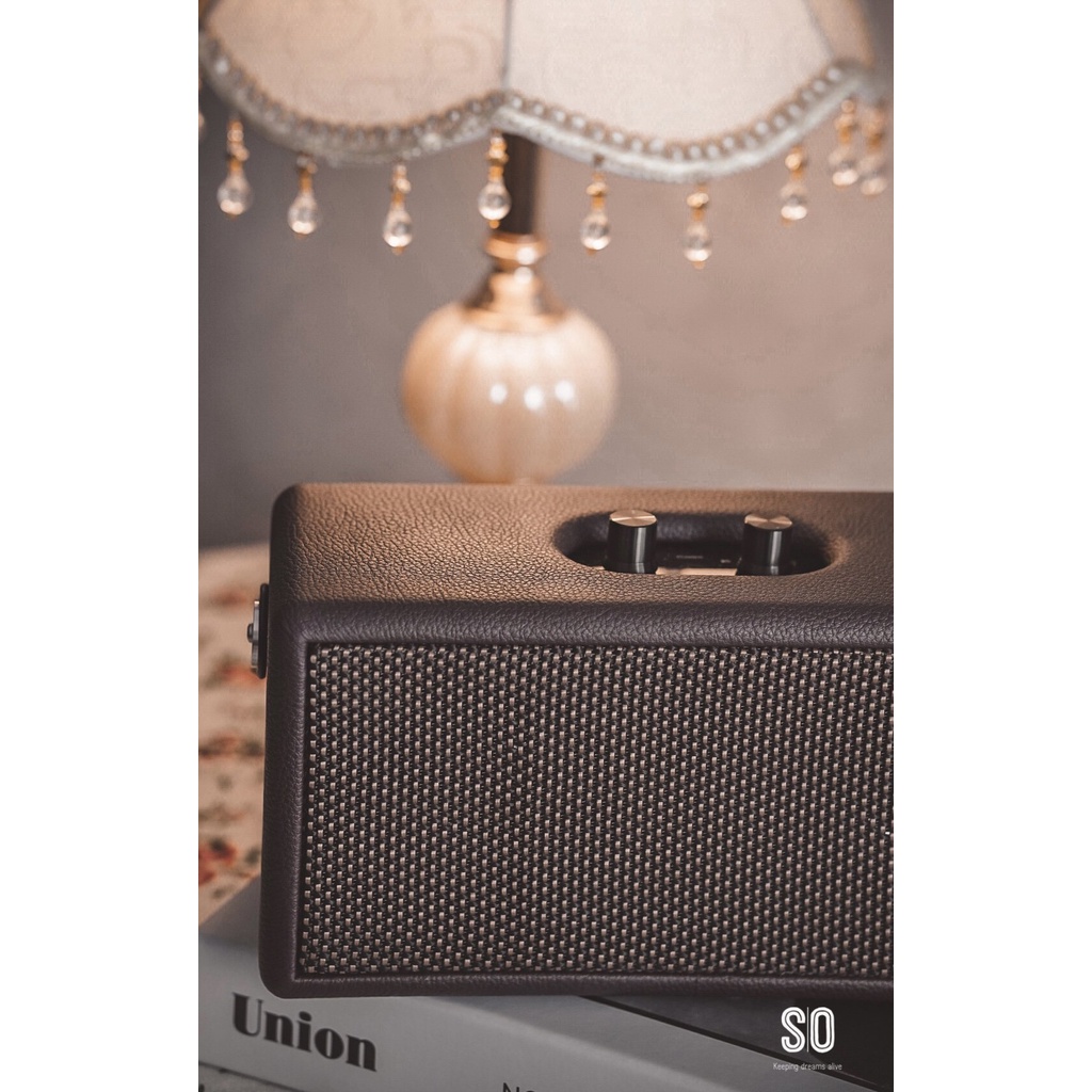 Loa bọc da handmade lấy cảm hứng từ Marshal