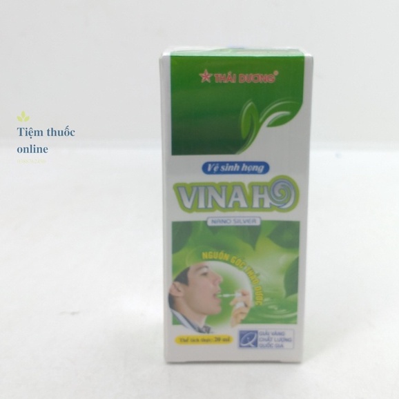 Siro VINAHO Sao Thái Dương - Hỗ trợ làm giảm các chứng ho chai xịt 20ml