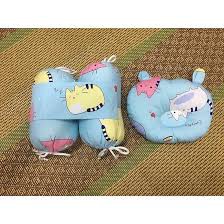 Bộ Gối Chặn Bông/ Chặn Đỗ Loại Lụa Tâm An Cao Câp Ngăn Bé Chống Lật