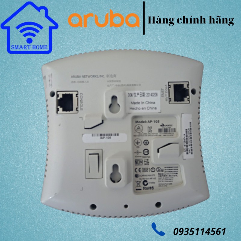 Bộ phát wifi Mesh Roaming Aruba IAP 105 hàng chính hãng