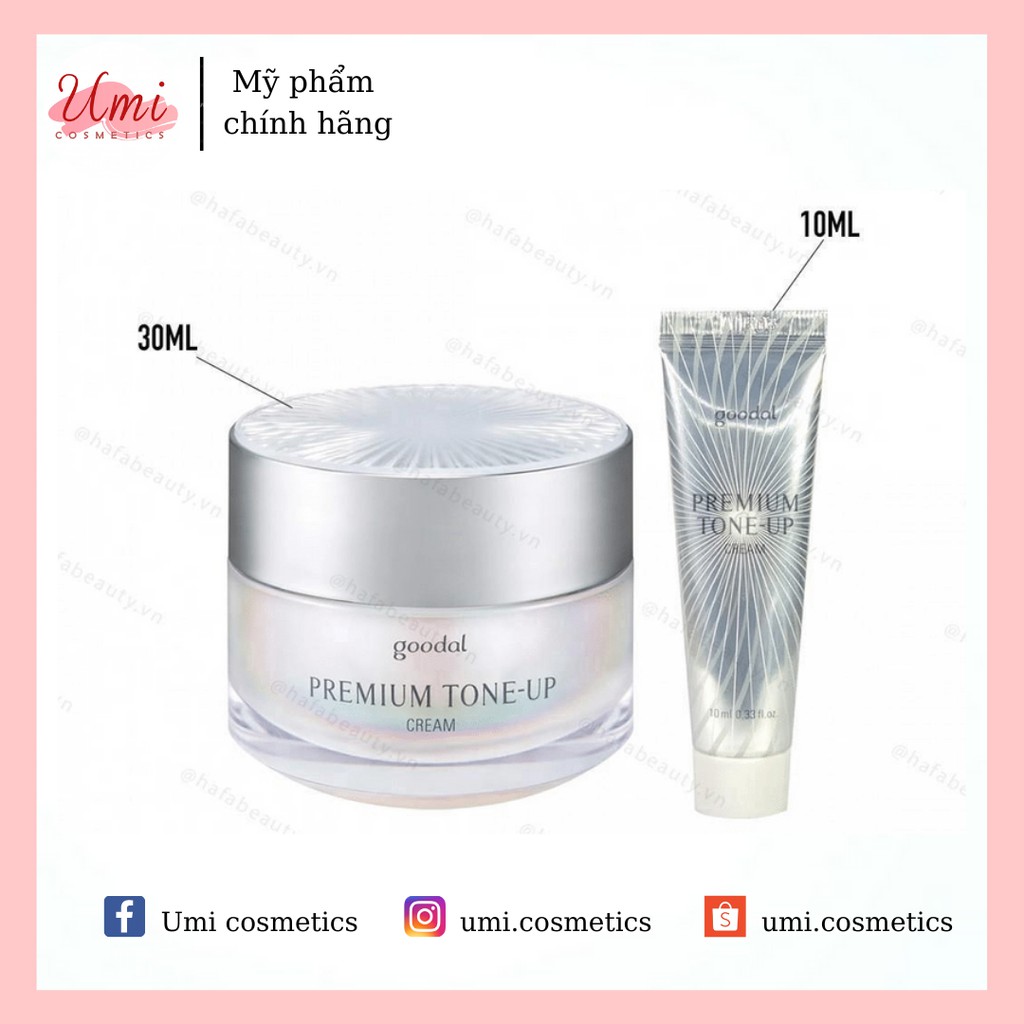 Kem ốc sên Goodal Premium Snail Tone Up Cream mẫu mới