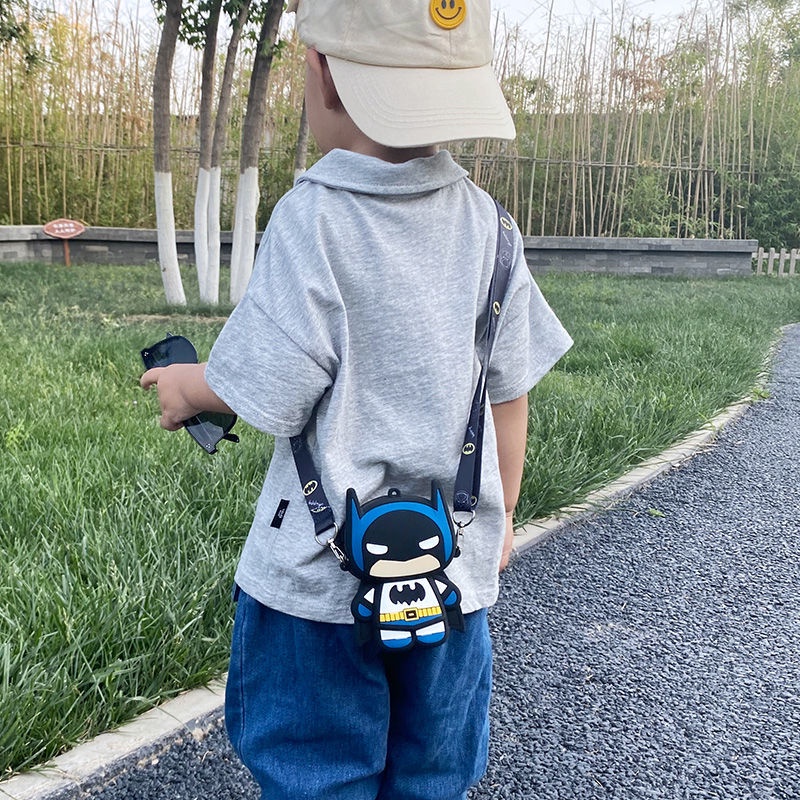 ♛Túi Đeo Chéo Cho Bé Trai Bằng Silicon Phong Cách Thời Trang Năm 2021