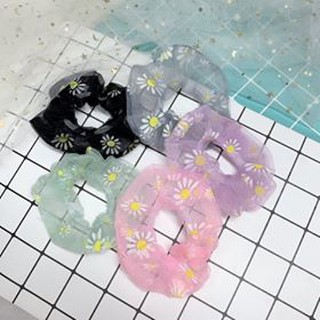 Buộc tóc scrunchies hoa cúc /giá sỉ/ siêu rẻ
