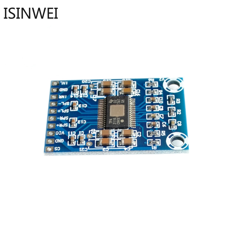 Bảng mạch module khuếch đại công suất kỹ thuật số mini kênh đôi cấp D XH-M562 TPA3116D2 50W + 50W 12V-24V