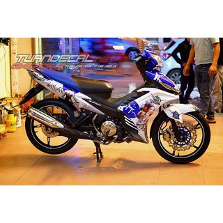 Tem Trùm Exciter 135 Samurai Xanh Gp