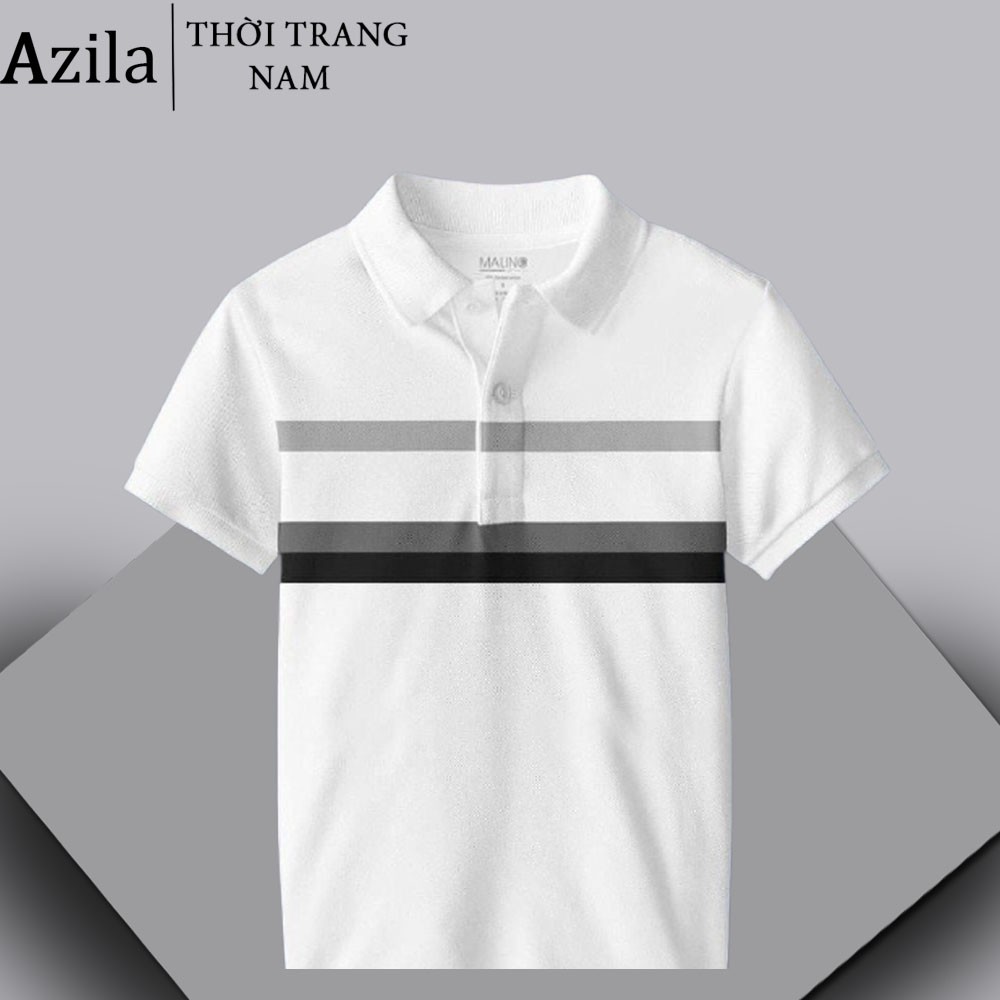Áo Polo Nam Cao Cấp, Áo Phông Nam Cổ Bẻ Vải Cotton Cá Sấu Mềm Mịn Thoáng Mát - Azila - AC110 | BigBuy360 - bigbuy360.vn