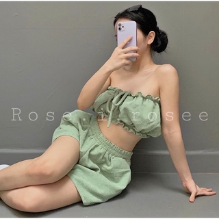 Set xanh ngắn