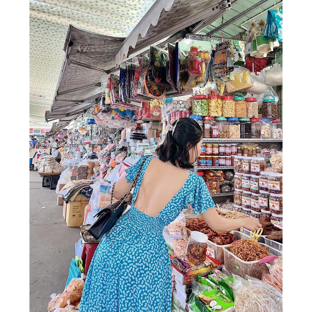 Đầm Maxi Cánh Tiên Chất Đũi Lụa Cao Cấp | BigBuy360 - bigbuy360.vn