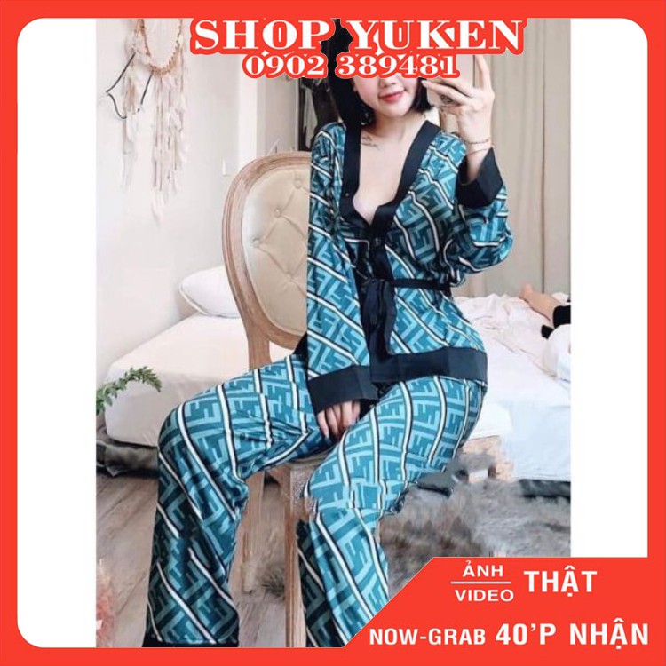 Bộ Ngủ Pijama Sexy Tay Dài Hàng Shop Siêu Cao Cấp