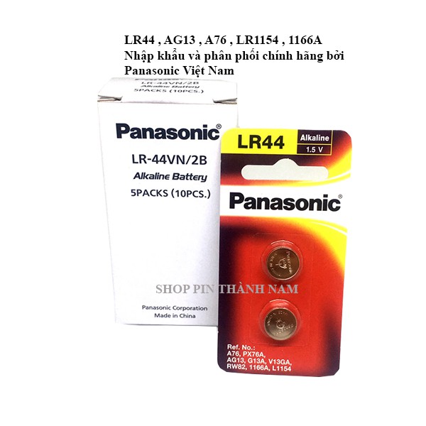 2 viên LR44 AG13 Panasonic