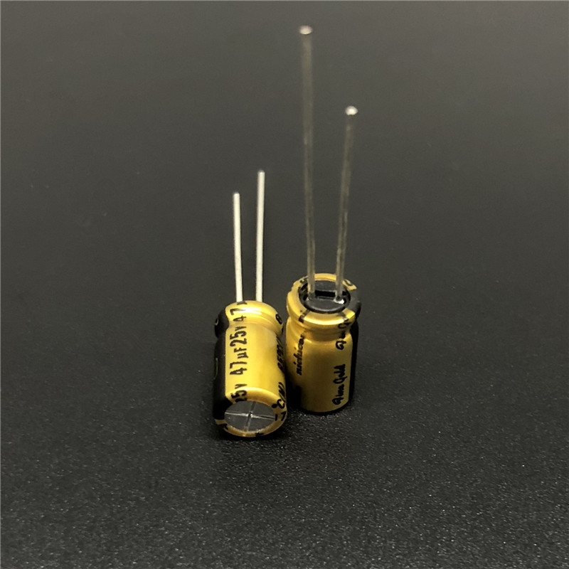 Set 5 Tụ Điện Âm Thanh hifi 47uf 25v fg  series 6.3x11mm 25v47uf