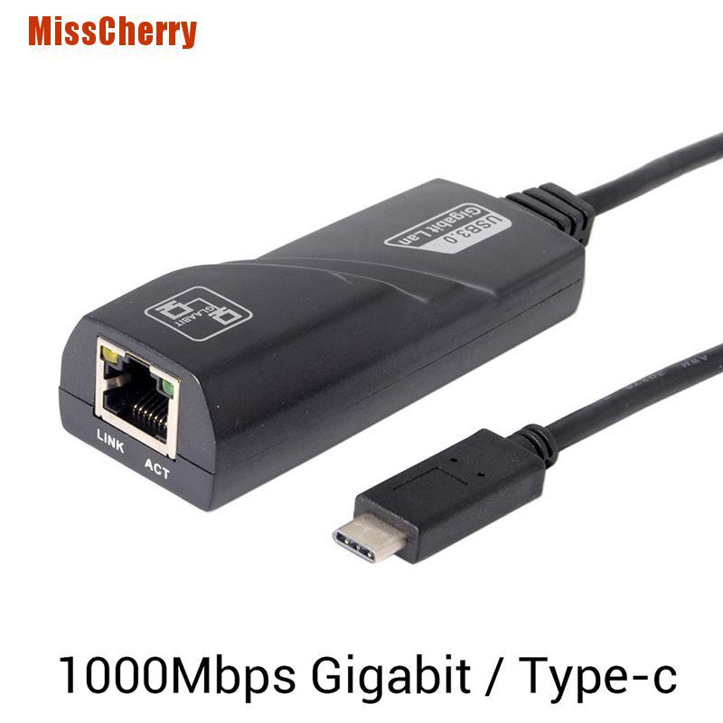 Dây Cáp Chuyển Đổi 1000mbps Type-C Usb-C Sang Rj45 Gigabit Ethernet Lan