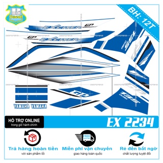 TEM RỜI EX 2014 TRẮNG XANH GP TEM IN