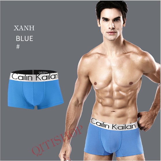 Combo 4 Quần Sịp Đùi Nam - Boxer Nam Cotton Lụa Thoáng Khí (4 Màu)