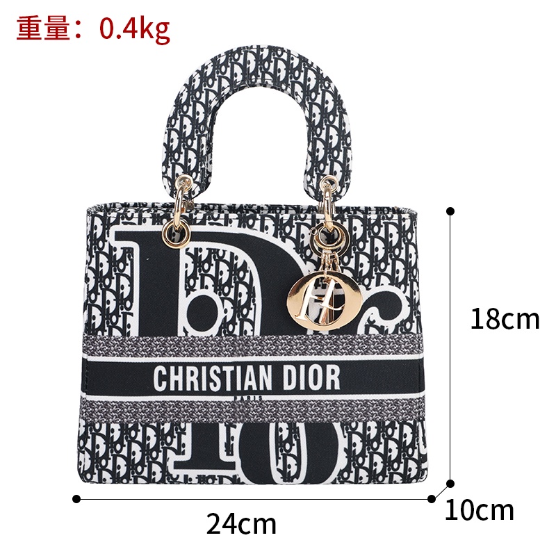Túi Tote Xách Tay In Nhãn Hiệu Phong Cách Mới [2022] Dior Cho Nữ