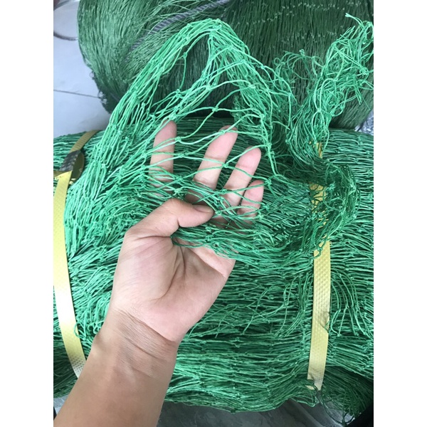 Lưới rào gà luồn, làm giàn cây,2 đầu lưới có dây thừng luồn