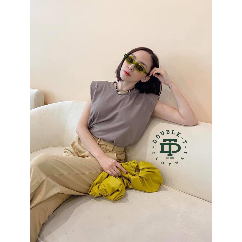 Áo thun Zara sát nách độn vai hàng xuất xịn - trơn màu - 100% cotton full tag