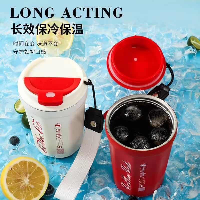 Cốc giữ nhiệt cao cấp uống cà phê họa tết coffe cup inox 304 dày dặn sang trọng dùng trong ô tô văn phòng