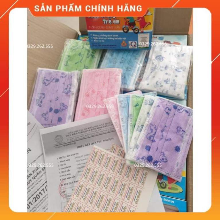 (Kid) Hộp khẩu trang y tế cho bé nhiều màu sắc 50 cái | BigBuy360 - bigbuy360.vn