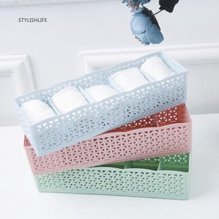 Khay nhựa chia ngăn đựng vớ / đồ lót đa năng tiện dụng