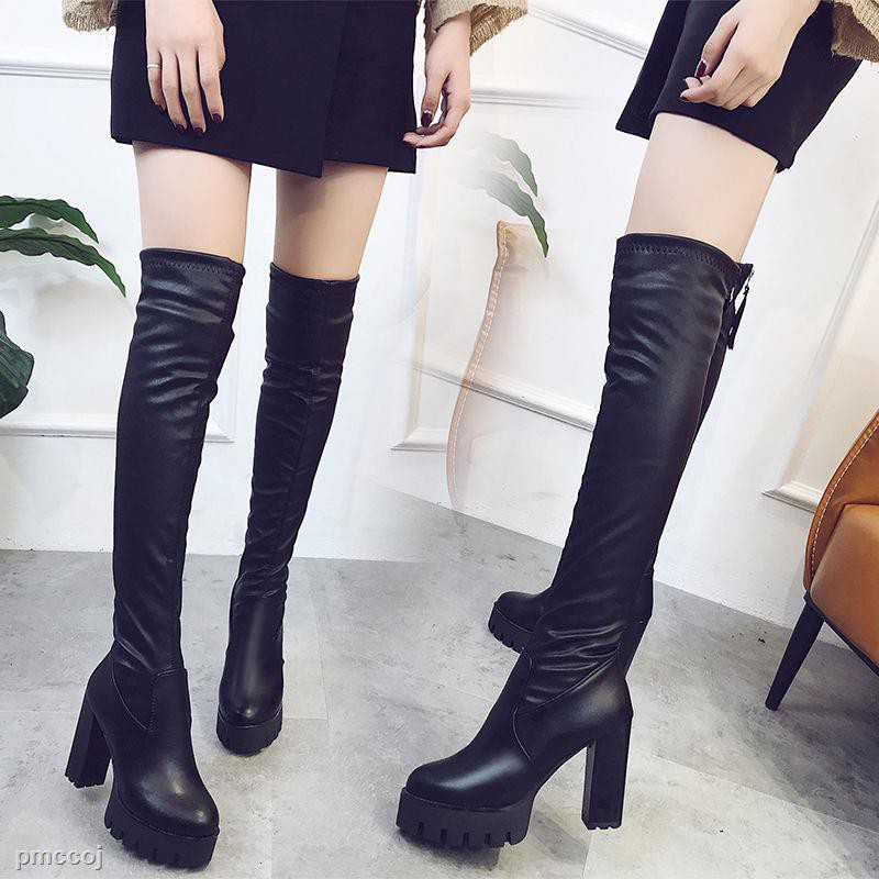 Bốt cao gót cao cổ thiết kế cá tính thời trang dành cho nữ | BigBuy360 - bigbuy360.vn