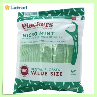 Tăm Chỉ Nha Khoa Plackers Micro Mint Dental Floss Picks Hàng Mỹ-Giá Tốt