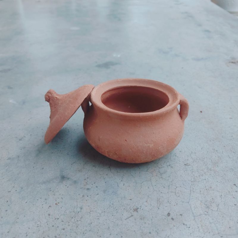 Niêu đất mini niêu đất nấu cơm niêu cho bé minisize có thể nấu thật cơm siêu ngon - Ảnh thật tại shop