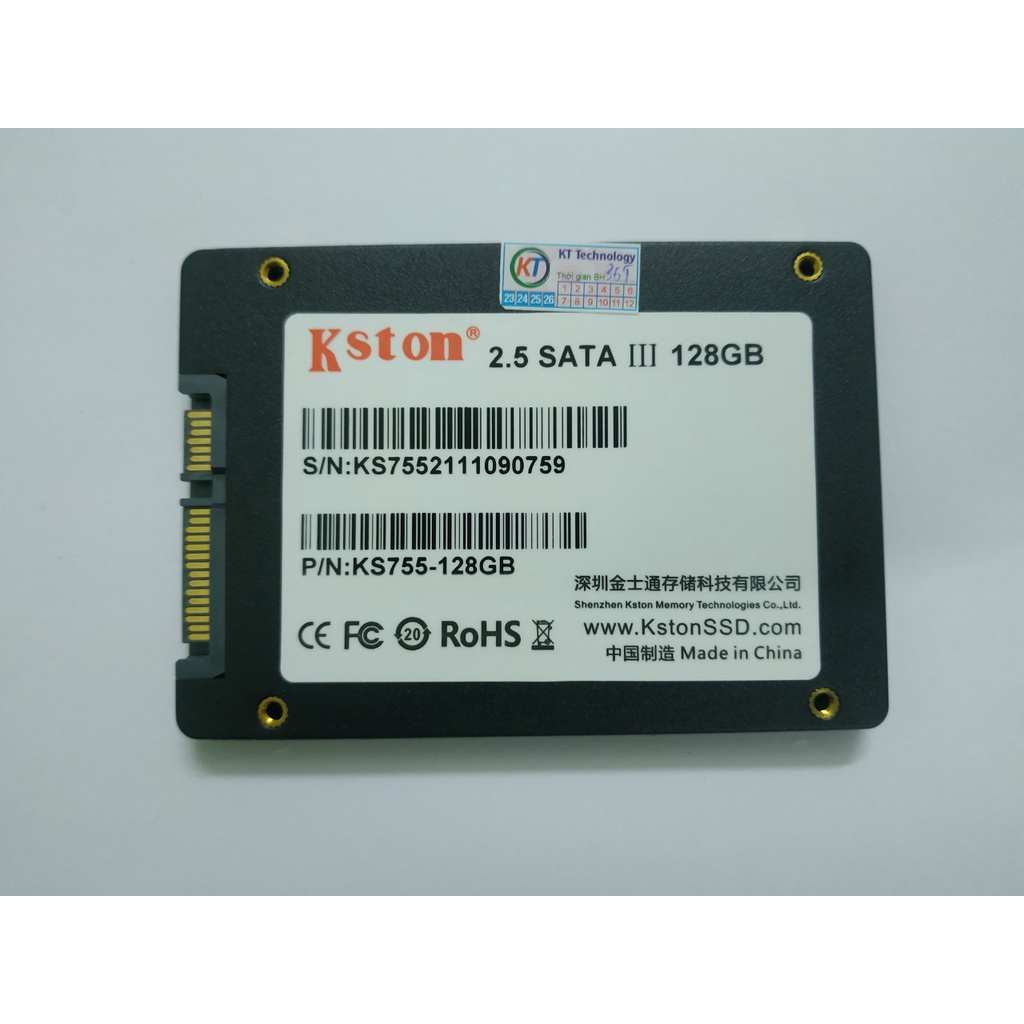 Ổ cứng SSD Kston 128GB mới 100%, bảo hành 36 tháng