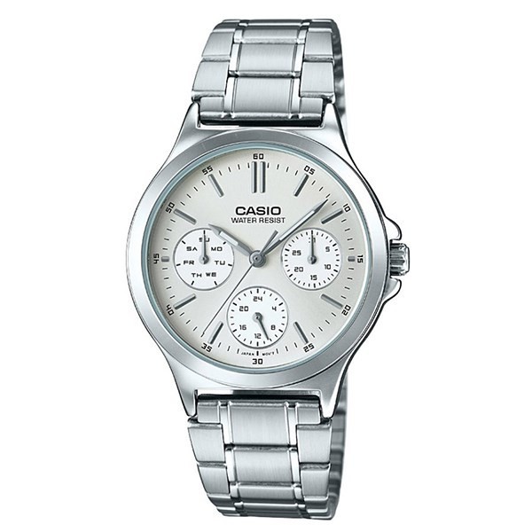 Đồng hồ nữ dây kim loại chính hãng Casio LTP-V300D-7AUDF