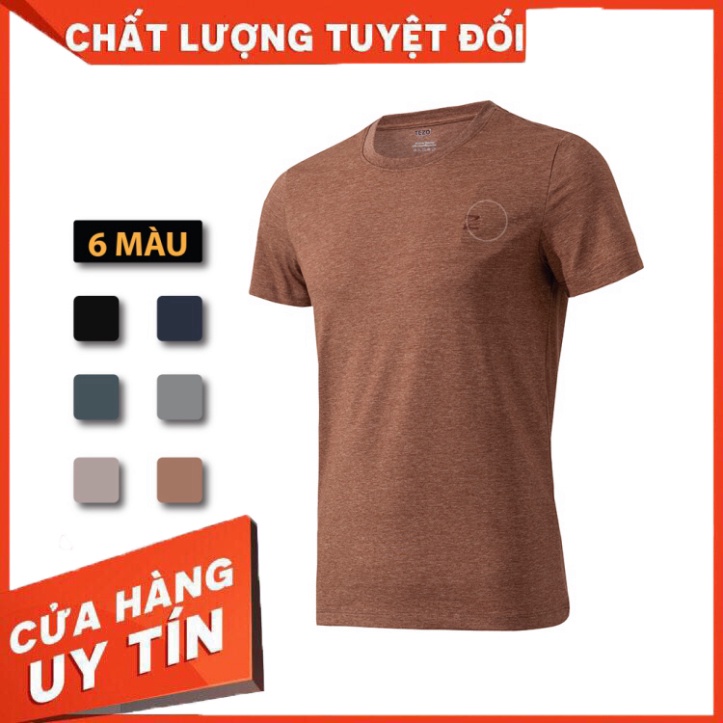 Áo thun trơn nam TEZO, áo phông chất liệu cotton thoáng mát, thấm hút mồ hôi 2103APKB01 - HÀNG MỚI VỀ