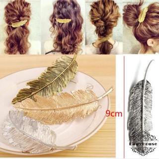 21o-thời Trang Đẹp Nữ Lá Lông Tóc Kẹp Tóc Barrette Bobby Pin