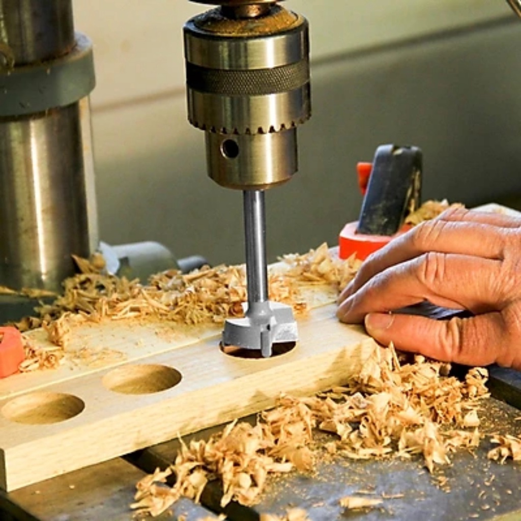 Mũi Khoét Gỗ Lỗ Tròn, Mũi Khoét Bản Lề (16mm_60mm)