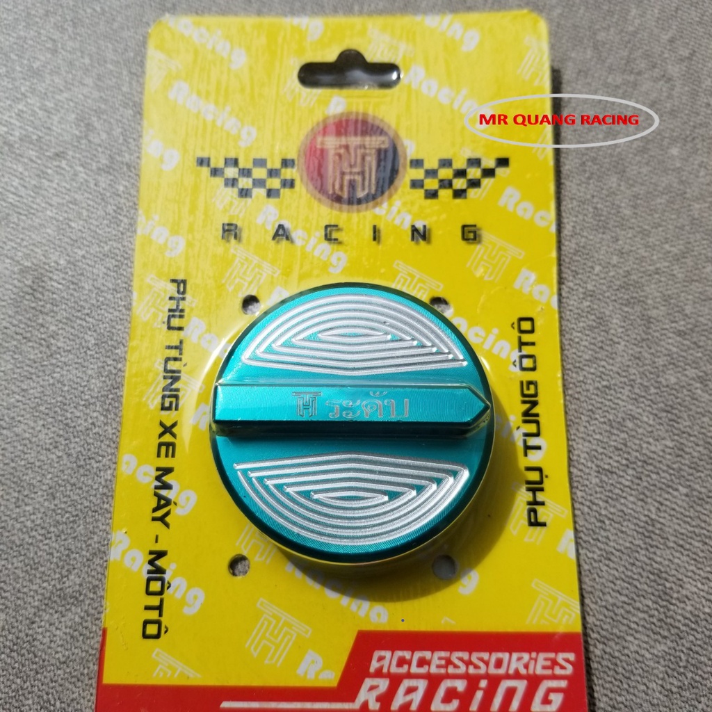 Nắp chụp hộp sên nhôm màu Honda Yamaha  kiểu mũi tên hình dáng bắt mắt