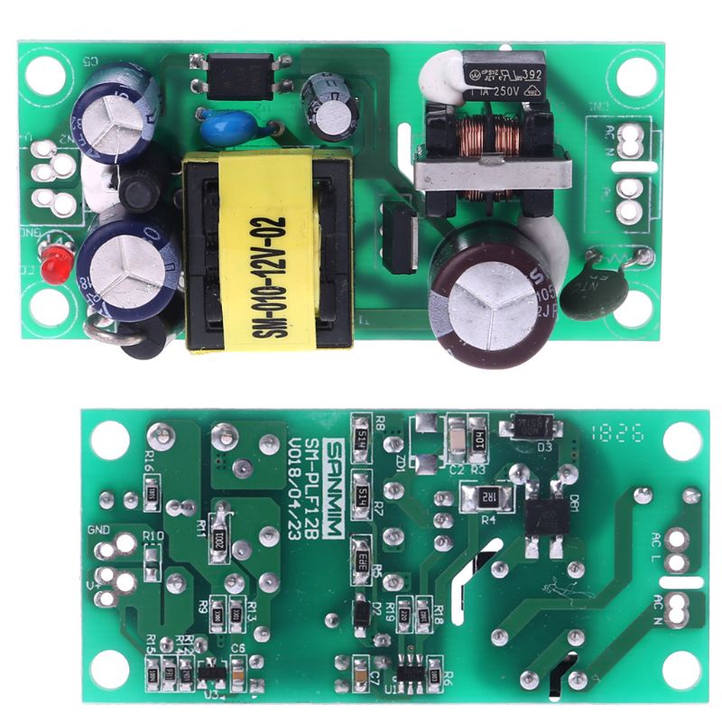 Bảng Mạch Nguồn Điện 12V 1A Chất Lượng Cao
