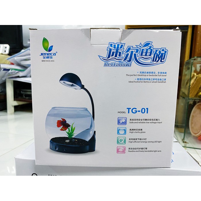 BỂ CÁ THỦY TINH TRÒN DỄ THƯƠNG JENECA TG 01