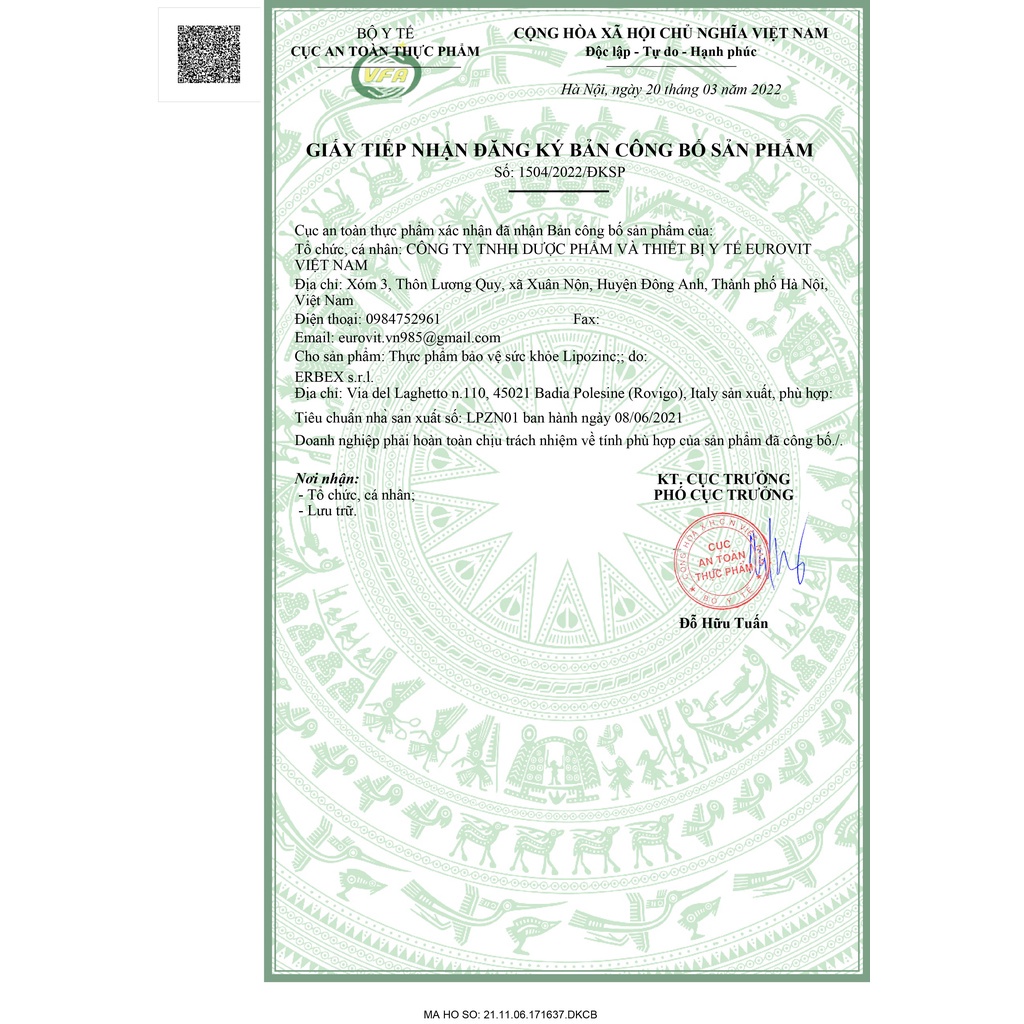 Siro ăn ngon cho trẻ Lipozinc Tăng sức đề kháng, bé khỏe mạnh - Dùng cho trẻ dưới 6 tháng tuổi - Chai 150ml