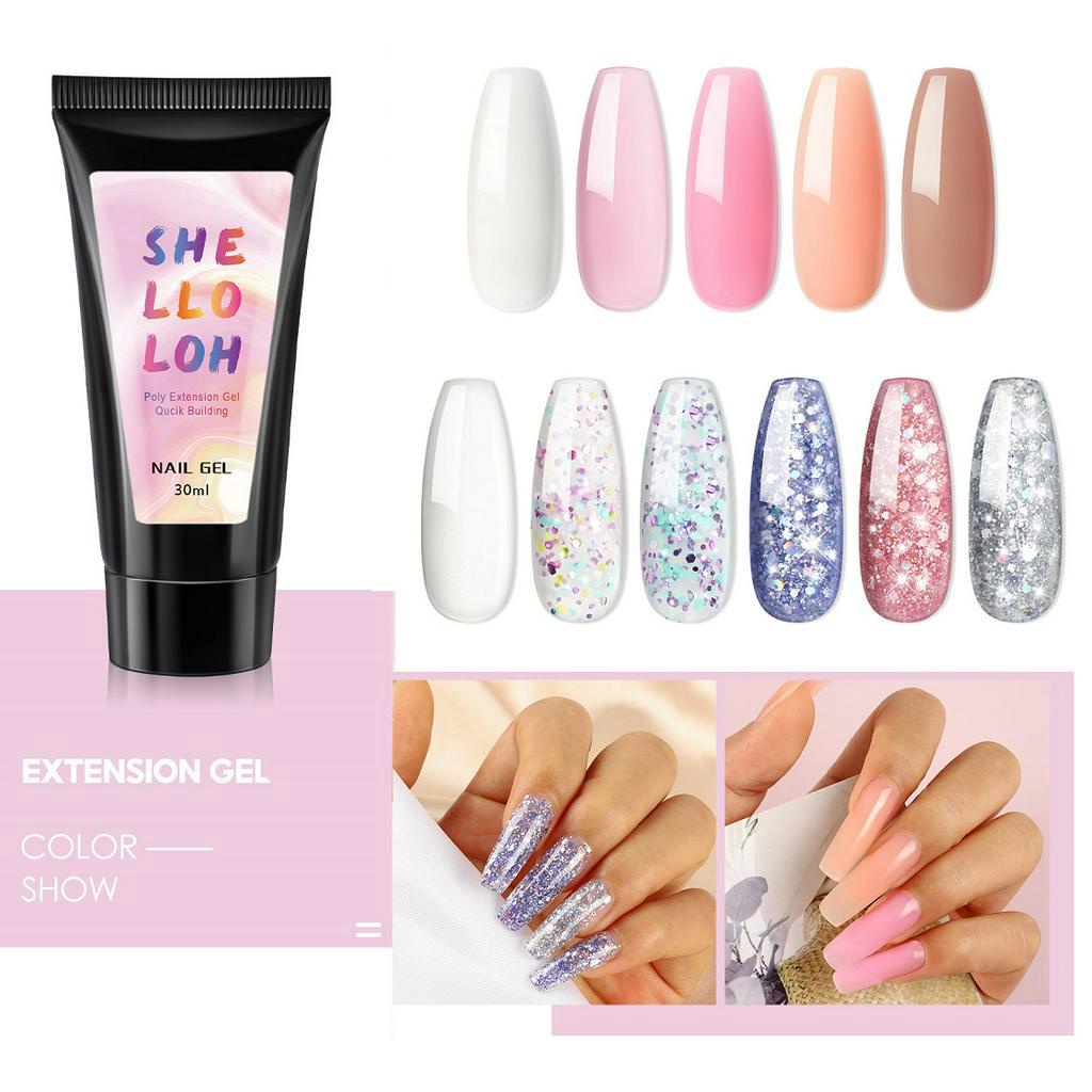 Gel Đắp Móng 30ML Nhanh Khô Không Cồn Lâu Trôi