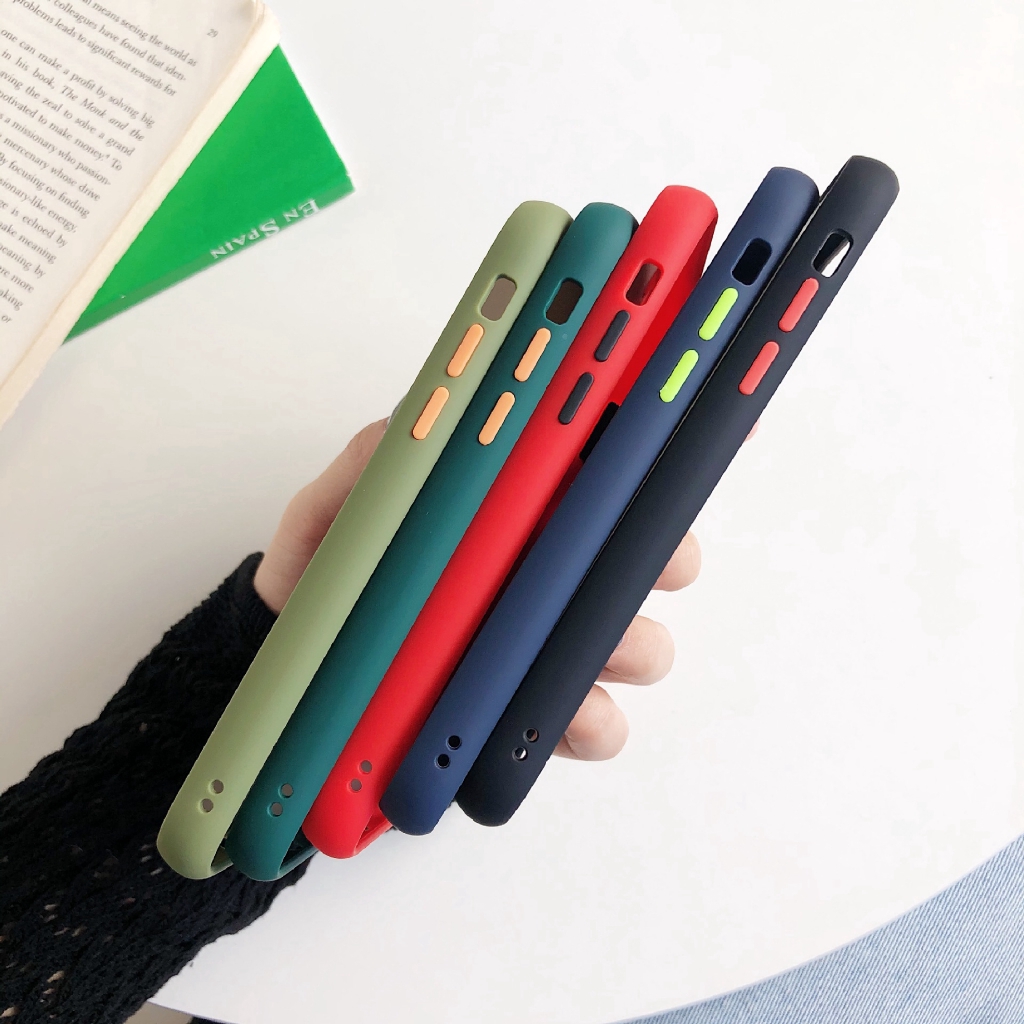 Ốp TPU mềm mặt nhám dành cho iPhone 6 6S 6Plus 7Plus 11 PRO MAX 7 8 X 8Plus XS X XR | BigBuy360 - bigbuy360.vn