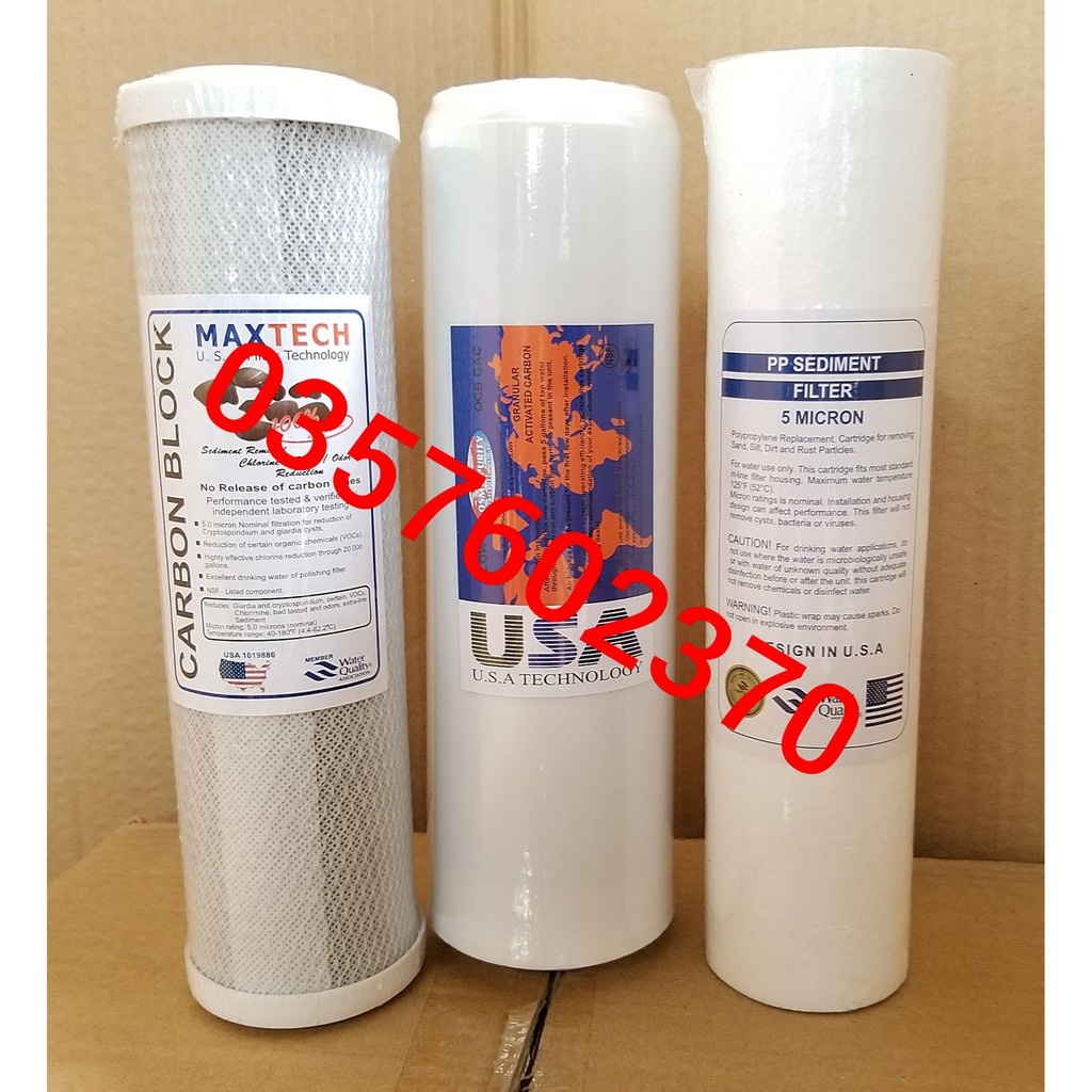 [FREESHIP 99K]_Bộ ba lõi lọc nước 1 2 3 ly lọc 10 inch | BigBuy360 - bigbuy360.vn