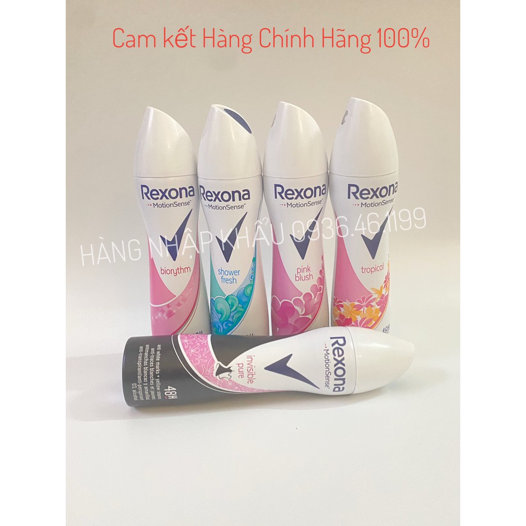 Xịt Khử Mùi toàn thân  48H Rexona Nữ