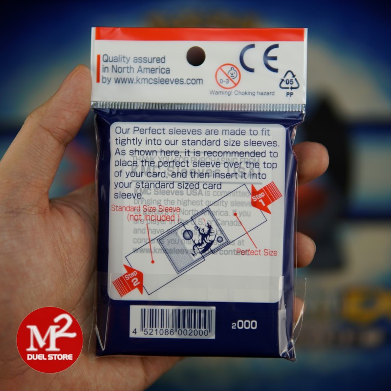 Bọc bài Standard Size KMC Card TOPLOAD Perfect Fit 64x89 mm - 100 cái vừa khít - Dùng cho Pokemon, Dragon Ball Super